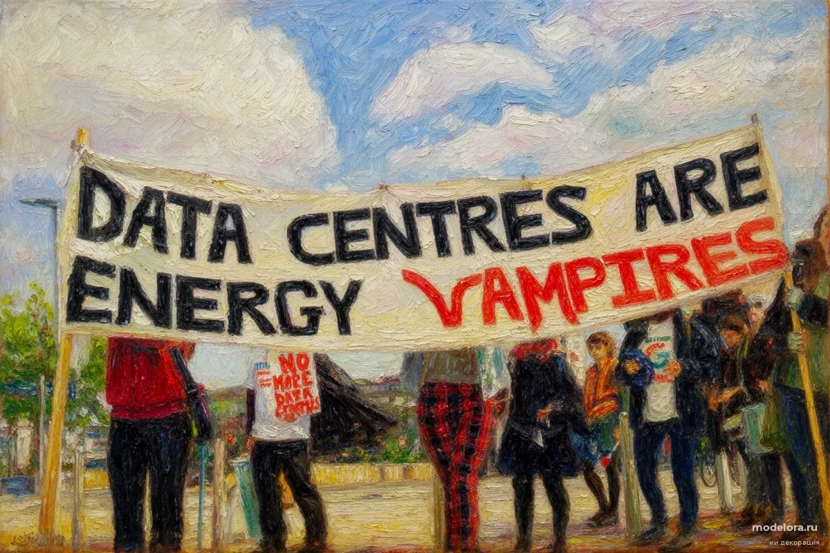 Бунт против нейросетей: почему города и молодежь начали войну с ИИ в реальном мире