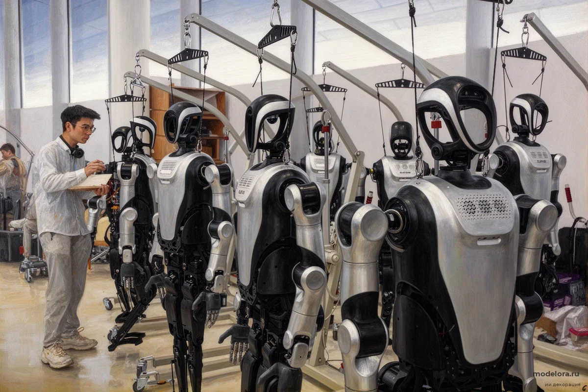 Китайские гуманоиды отработали смену на заводе: почему инженеры отказались от обычных станков