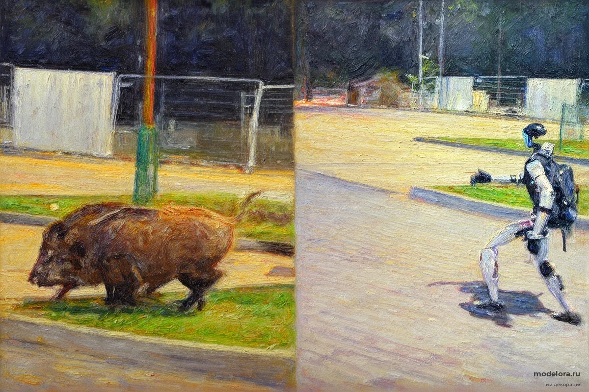 Варшавский робот Эдвард начал охоту на кабанов: зачем андроид преследует диких зверей