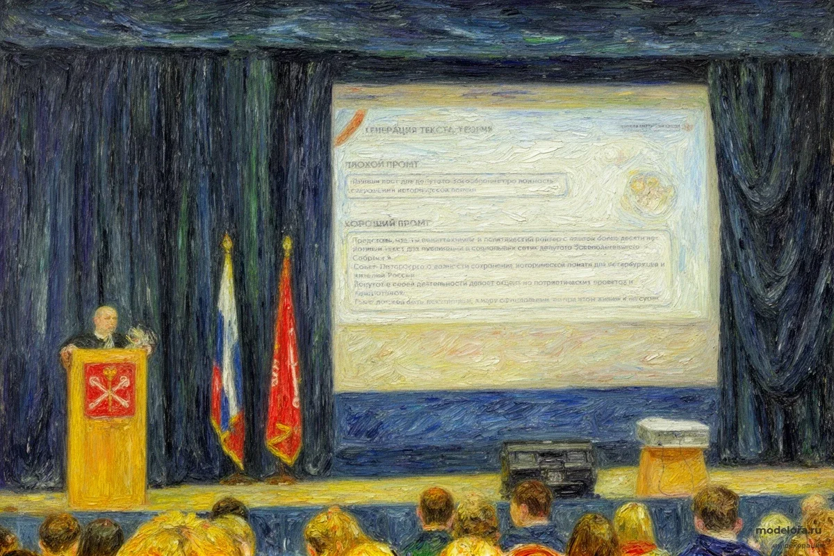 В Петербурге раскрыли секретный промт: что нейросети пишут для депутатов Заксобрания