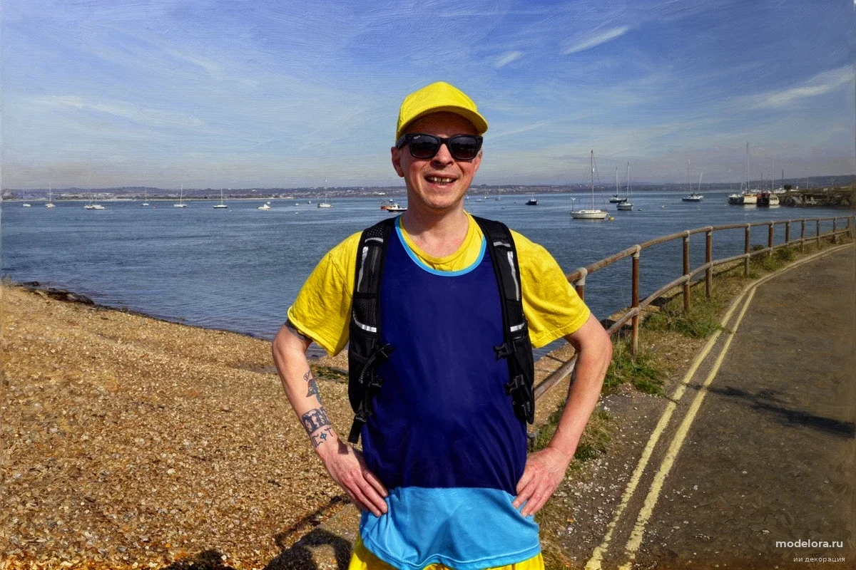 Британец пробежал марафон без поводыря: как очки за 300 фунтов заменили ему глаза